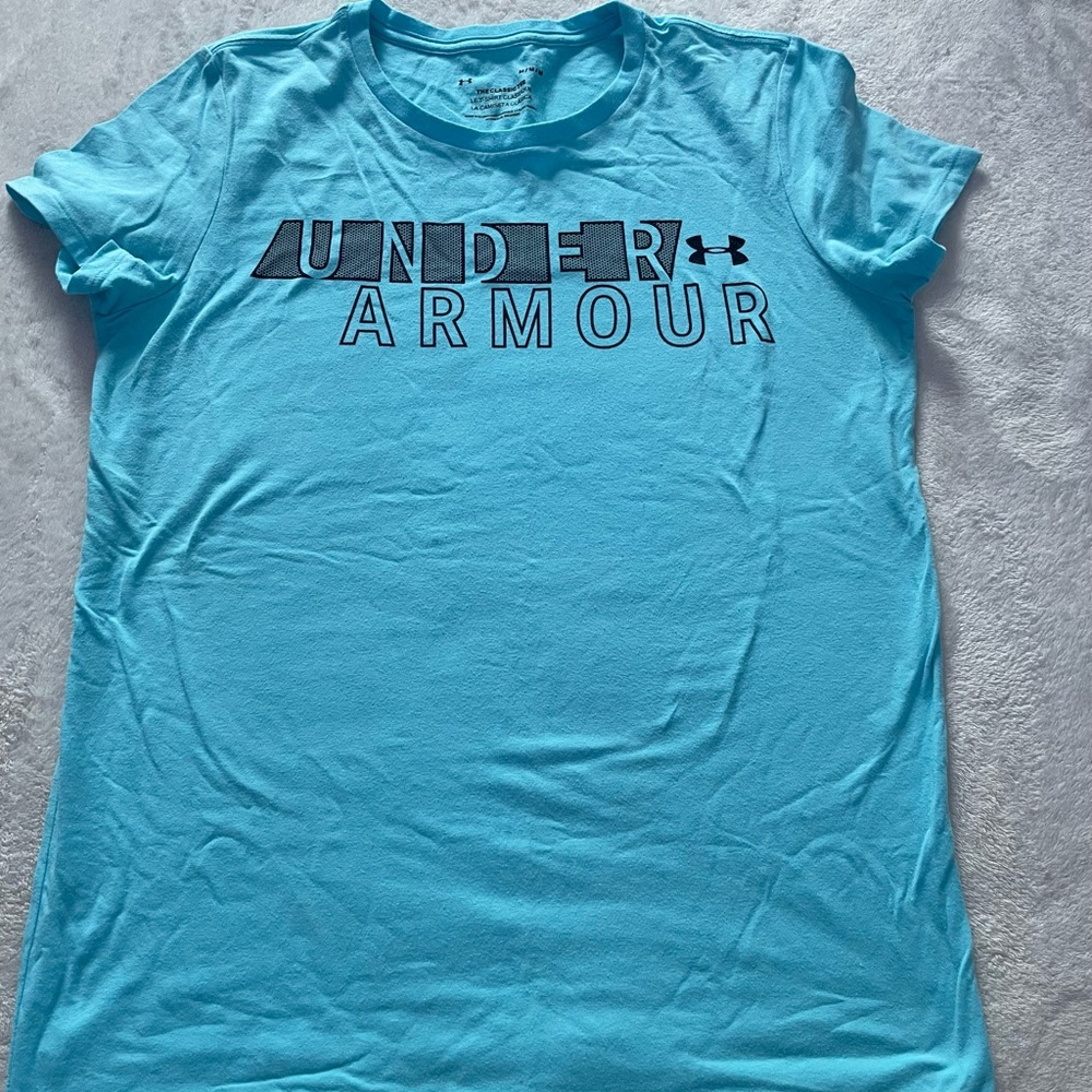 Adult Blue Under Armor Tee